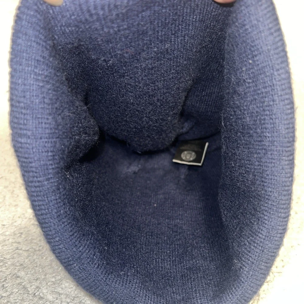 '47 Penn State Nittany Lions Bering Beanie Hat Blue Knit Cuffed Pom NCAA OSFA